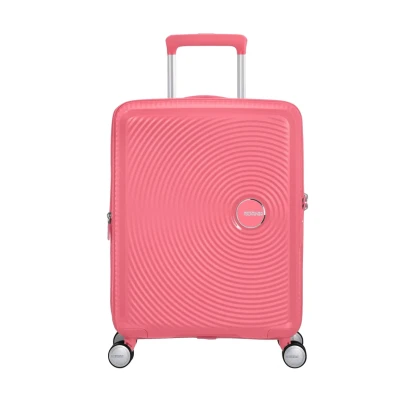 Image de American Tourister Soundbox Trolley 4ROLLEN Valise à roulettes, Taille: Small, Sun kissed coral