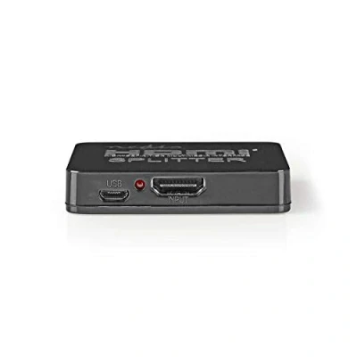 Image de NEDIS Séparateur HDMI 2 Port HDMI? entrée 2X Sortie 4K@30Hz 2.25 Gbps ABS/PVC Noir