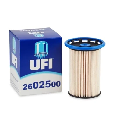 Image de UFI Filters, Diesel Filter 26.025.00, Filtre à Carburant de Remplacement, convient Plusieurs Modèles Porsche et Volkswagen