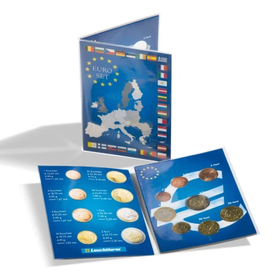 Image de Leuchtturm, Album de présentation, Jeux pièces en Euro (1 jeux) Conceptionimpression dim: 106x144x10 mm. par pc.