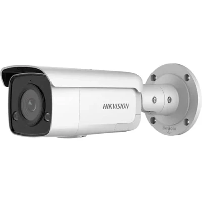 Image de Hikvision DS 2CD2T46G2 ISU/SL 4.0mm Caméra Réseau Bullet Fixe avec Lumière Stroboscopique Acusense 4 MP et Avertissement Acoustique