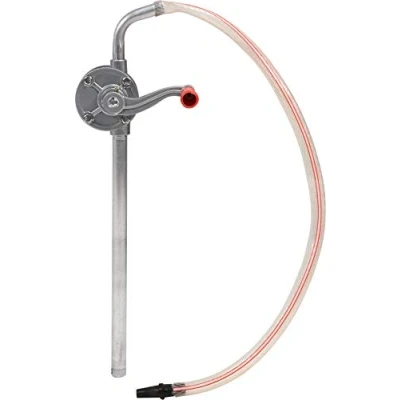 Image de Vorel Mini pompe à huile manuelle en aluminium avec manivelle, 15 litres/min, version stable et légère, diesel manivelle