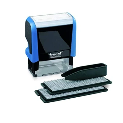 Image de Trodat Printy 4913 Tampon encreur personnalisable plusieurs fois Encre noire Taille d&#039;impression max. 57 x 21 mm