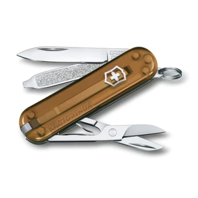 Image de Victorinox, Classic SD, Couteau de Poche Suisse, Multifonction, Léger, 7 Fonctions, Petite lame, Lime à ongles, Tournevis 2,5 mm