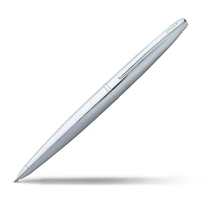 Image de CROSS ATX stylo bille chrome avec attributs plaqués ultra brillants / rechargeable Écrin classique et une recharge noire incluse