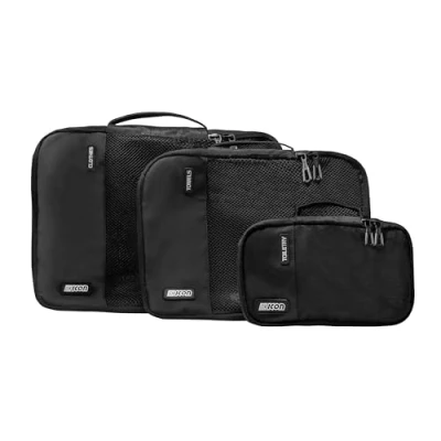 Image de Scicon Sports Lot de cubes d&#039;emballage voyage (noir)