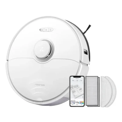 Image de Roborock S8 robot aspirateur 0,4 L Sans sac Blanc Neuf