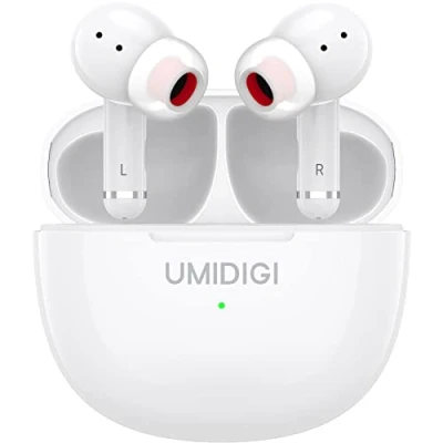 Image de UMIDIGI Airbuds Pro Ecouteurs Bluetooth sans Fil, Oreillettes 5.1 avec HiFi Stéréo e 2 Réduction de Bruit Mic, 24h Durée Lecture, Contrôle Tactile IPX5 Etanche Sport Écouteur iOS Android