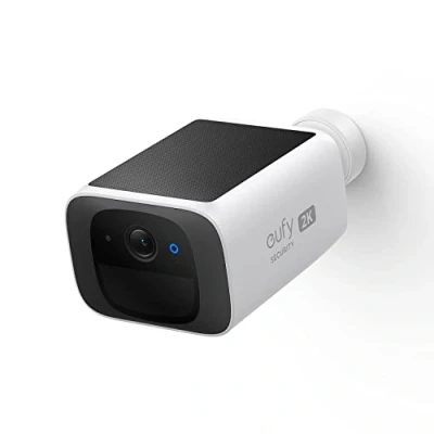 Image de eufy Security SoloCam S220,Camera Surveillance WiFi exterieure sans Fil Solaire, résolution 2K, Compatibile avec Alexa, Wi FI 2,4 GHz, Frais Mensuels