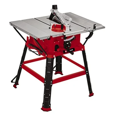 Image de Einhell scie circulaire sur table TC TS 254 U (2 200 W max, butée parallèle/d’angle/transversale, supports le bâti, extensions de table, lame inclinable, raccord pour aspirateur)