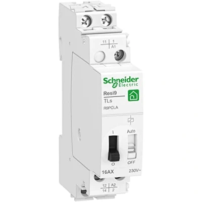 Image de Schneider Electric Resi9 télérupteur Wiser auxiliarisé 1NO 16A R9PCLA