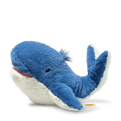 Image de Steiff Bleue Animal Soft Cuddly Friends Baleine Tory, 063831, 28 cm
