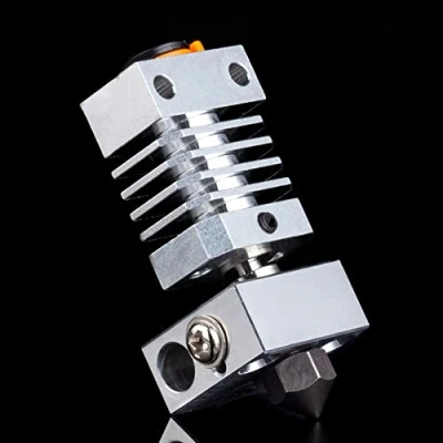 Image de BZ 3D Ender 3 All Metal Hotend,Heatbreak Alliage de Titane,Buse en Acier Trempé MK8 0,4 mm pour 3/V2/Pro/Max/Ender 5/Plus/CR 10 /10S/S5 Hotend.
