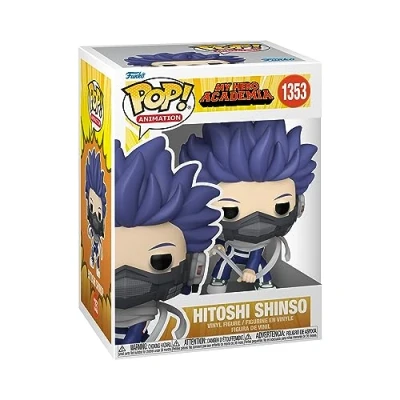 Image de Funko Pop! Animation: MHA Hitoshi Shinso 1/6 Odds for Rare Chase Variant My Hero Academia Figurine en Vinyle à Collectionner Idée de Cadeau Produits Officiels Anime Fans
