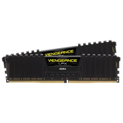 Image de Corsair Vengeance LPX 16Go (2x8Go) DDR4 2933MHz C16 XMP 2.0 Kit de Mémoire Haute Performance Noir