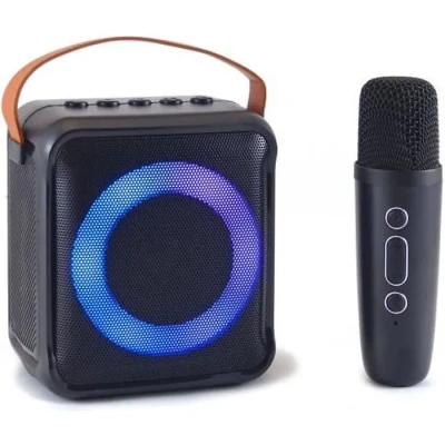Image de Enceinte Karaoké + micro sans fil INOVALLEY KA04BTH B Bluetooth Lumineuse Neuf