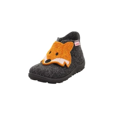 Image de Superfit Happy OCTI Unisex Chaussons pour enfants, Taille: 20, Grau/orange Textile
