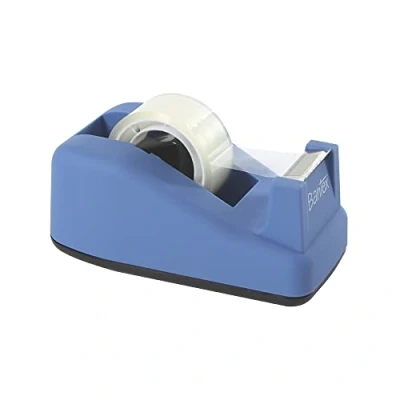 Image de Bantex Distributeur de ruban adhésif 1 rouleau Bleu