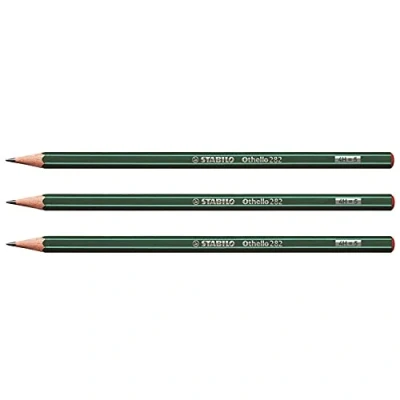 Image de STABILO Lot de 3 Crayons Papier Graphite Othello Héxagonal 4H