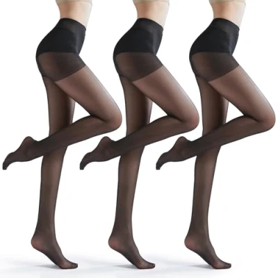 Image de Erogenous &amp; Exquisite Collants 40 deniers pour femme confortables avec design extensible noirs construction durable toutes les occasions, Noir ,