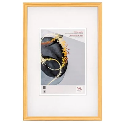 Image de walther design Select HSX040H Cadre Photo en Bois avec Verre Synthétique, 30 x 40 cm, Naturel