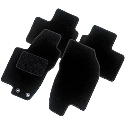 Image de AutoStyle TM SK524 Ensemble de tapis sol Textile avant et arrière 4 noir SKODA: Enyaq IV SUV