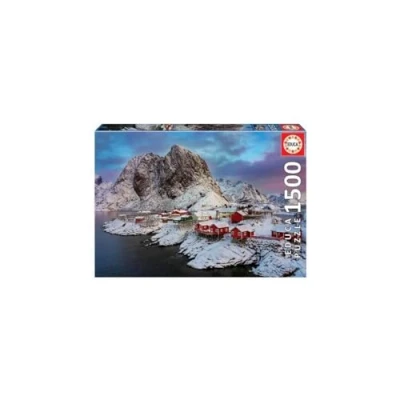 Image de Educa 1500 Îles Lofoten, Norvège. Comprend Fix Puzzle Tail pour l&#039;accrocher Une Fois l&#039;assemblage terminé. +14 Ans (17976)