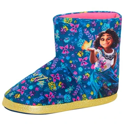 Image de Disney Encanto Mirabel Pantoufles chaudes doublées en polaire pour fille, multicolore, 27 EU