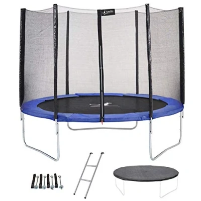 Image de Trampoline RALLI Ø300 avec échelle, couverture de propreté et kit d&#039;ancrage
