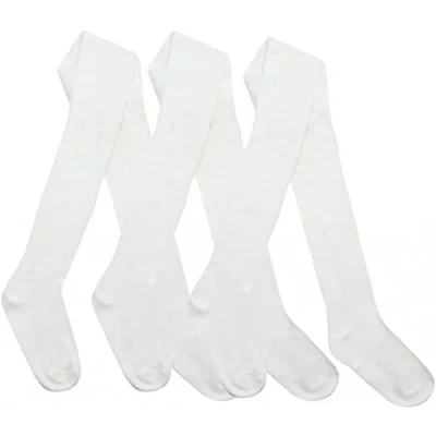 Image de KAV Collants pour filles Lot de 1 collant simple et lisse en coton enfants doux la peau un usage quotidien, décontracté, intérieur extérieur, Gris 3, 5 ans