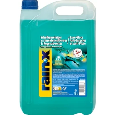 Image de Rain X Lave Glace avec Technologie Anti Insectes et Pluie, Été 5 L, Vert
