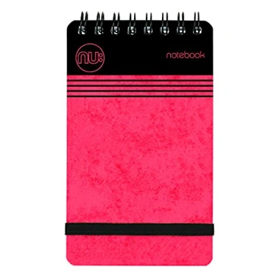 Image de NU: Cahiers Gamme Craze Cloud Carnet A7 Rouge Cahier à spirales Papeterie Bloc notes ligné 110 pages