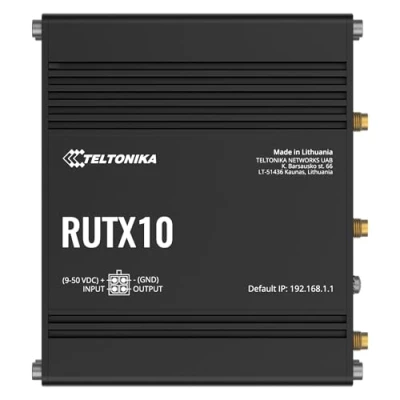 Image de Teltonika RUTX10 routeur sans Fil Bi Bande (2,4 GHz / 5 GHz) Gigabit Ethernet Gris