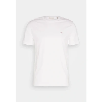 Image de GANT Printed Archive Shield Tshirt basique, Homme, Taille: Large, White