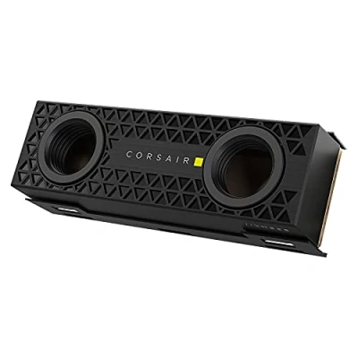 Image de Corsair MP600 PRO XT 2 To Hydro X Edition Disque SSD M.2 NVMe PCIe Gen4 x4 (Vitesses de Lecture Séquentielle jusqu&#039;à 7 100 Mo/s et Vitesses d&#039;écriture 6 800 Mo/s, Waterblock XM2) Noir