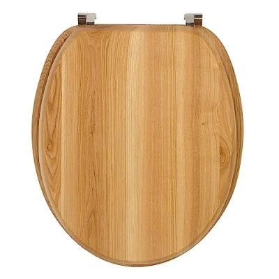 Image de Wirquin AB00610 Abattant WC bois Montreal en forme U ergonomique,