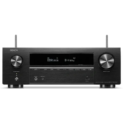 Image de Denon AVRX1700HDABBKE2 AVR X1700H Dab, 7.1 canaux avec 80 Watts HiFi, Radio Dab+/FM, 8K / HDMI 2.1, HEOS Multiroom, AirPlay 2, Dolby Atmos, DTS:X et Bluetooth, Noir