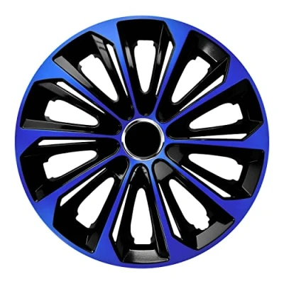 Image de Centurion Jeu de 4 enjoliveurs roue extra solides Bleu/noir 14&quot;