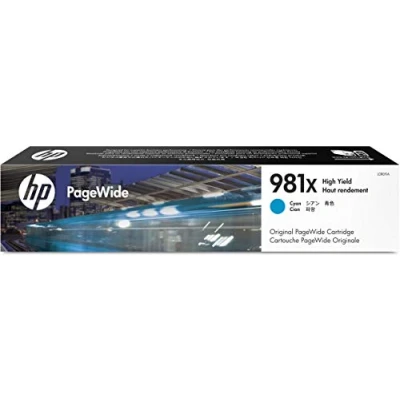 Image de HP 981X (L0R09A) Cyan Cartouche d&#039;encre Grande capacité