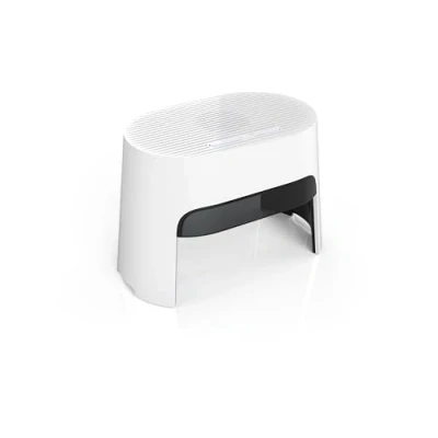 Image de flow med Dry Cap UV 3.1 Boîtier de séchage pour Aides Auditives Rechargeables et à Piles Nettoyage des Appareils Auditifs avec Lampe Sécheur d&#039;Aides Système Auditif déshumidifié
