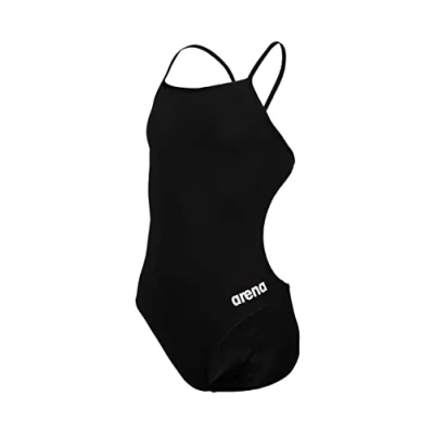 Image de arena Solid Challenge Team Junior Maillot de Bain Une Pièce Fille, MaxLife Tissu Eco avec Résistance Maximale au Chlore et Protection UV UPF 50+, Sportif à Séchage Rapide