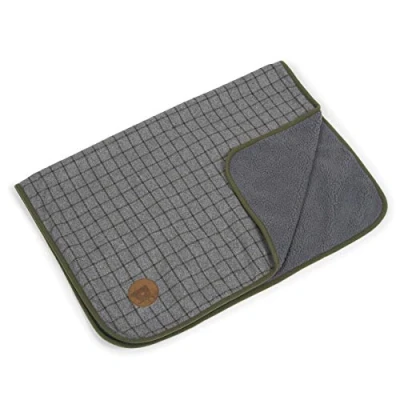 Image de Petface Couette en Polaire Douce pour Chiens Vert Mousse