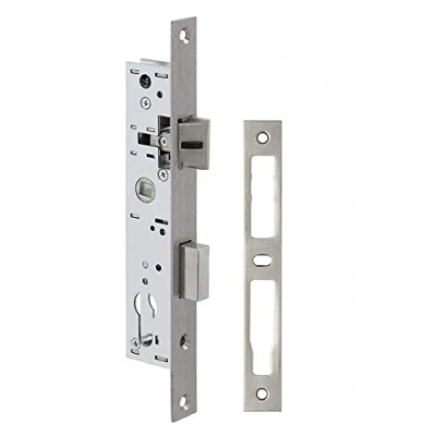 Image de Metalux BEA40015 Serrure pêne Dormant 1/2 Tour N7 36 mm Entraxe 70 avec gâche 1102 F107360010