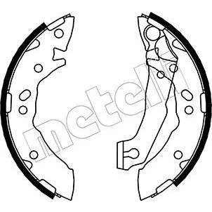 Image de Jeu de mâchoires frein à disque METELLI 53 0169
