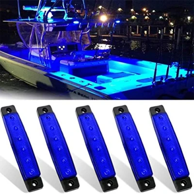 Image de BSTEle Feux de Navigation Bateau 5PCS 12V lumières Kayak étanches LED lumière pour Le