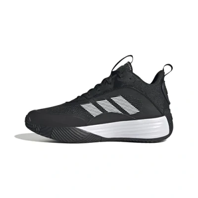 Image de adidas Performance Ownthegame 3.0 Chaussures de basket, Taille: 43 1/3, Core black/footwear white Tissu / matière synthétique