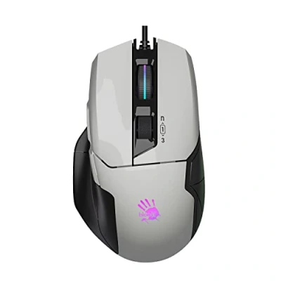 Image de Souris A4tech W70 Max A WH Bloody My activée, tapis de souris, 12000 DPI, USB, Bílá