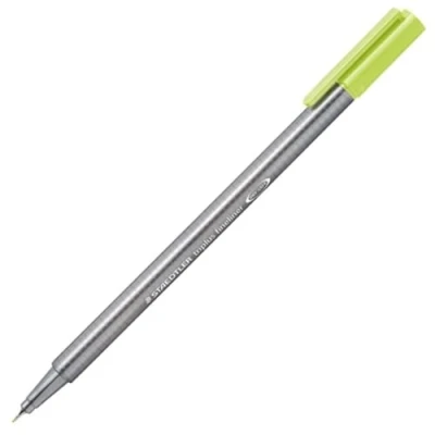 Image de Staedtler Triplus FineLiner 334 Feutre Pointe SuperFine 0,3 mm Vert Français