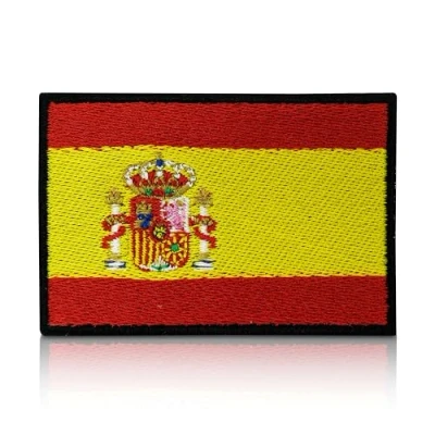 Image de Patch drapeau de l&#039;Espagne avec fermeture à fixation espagnol, la Coupe du Monde Finally Home