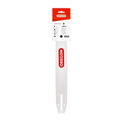 Image de OREGON Guide Chaîne pour Tronçonneuse 35 cm, Support A041, Design Réversible &amp; à Faible Rebond, Pas 3/8&quot; Low Profile, Jauge 1,1 mm, Compatible avec Makita, Bosch, Worx autres (144MLEA041)